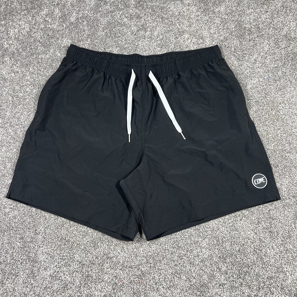 Cove USA Shorts Mens 38 Black 7" Inseam Quick Dry Stretch Athletic Running